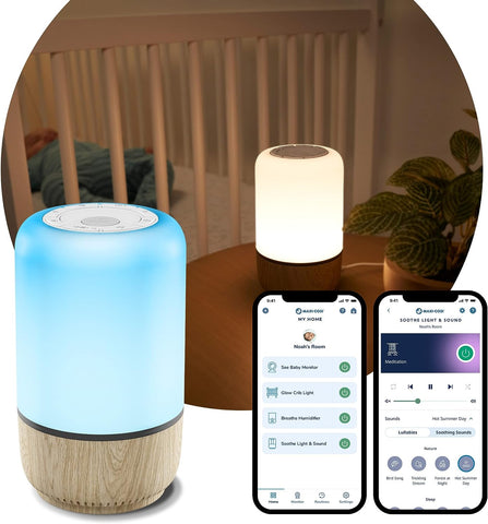 Veilleuse connectée Soothe de Maxi-Cosi, Compatible avec Alexa et Google Assistant